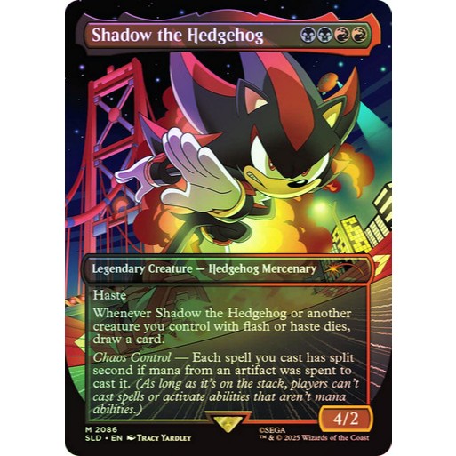 การ์ด EDH PlayTest - Shadow the Hedgehog (Sonic the Hedgehog) (หลาย)