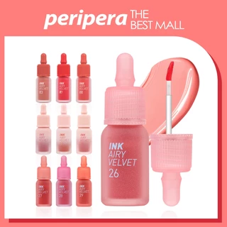 PERIPERA Ink Airy Velvet 4g - ลิปแมตต์บางเบา สีชัด ติดทนนาน เกลี่ยง่าย ริมฝีปากนุ่ม แบรนด์เกาหลีแท้