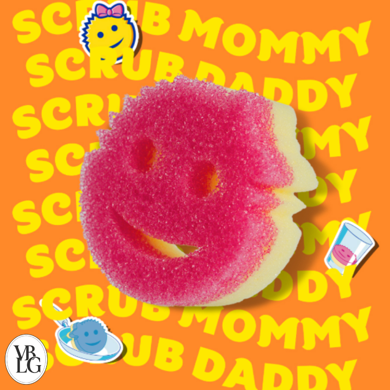 SCRUB DADDY Scrub Mommy Dual-Sided Sponge – Soft & Scratch-Free Foam + Tough Scrubber