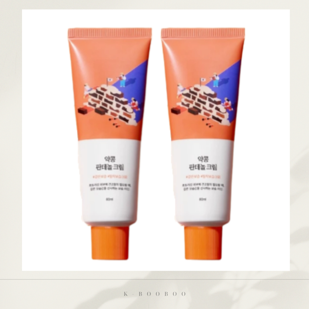 [ 80ml + 80ml ] ROUND LAB Soybean Panthhenol Cream 1.70 fl.oz / 80ml Beauty & Personal Care Skincare Moisturizer