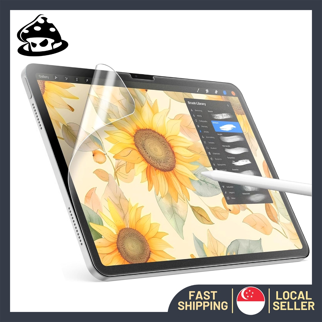 SGFor iPad 2025(A16)/Air11 13(M3/M2)/Pro11 13(M5/M4)/Mini7 Paper-Like Matte Screen Protector 0.15 มม