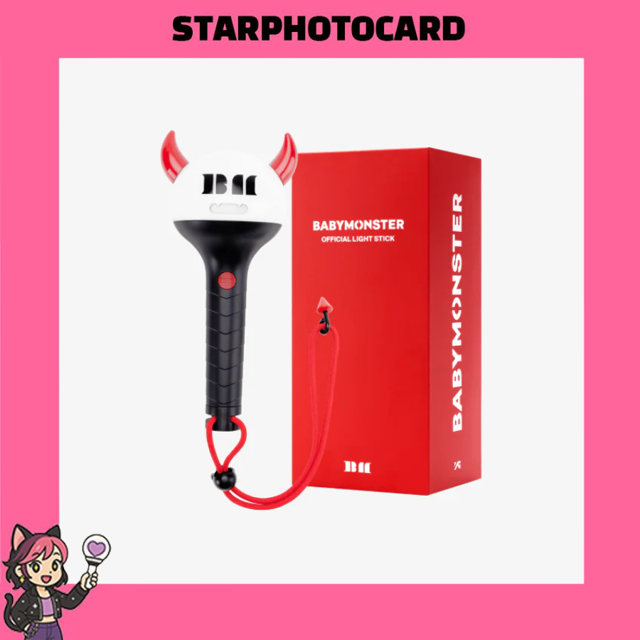 [READY STOCK] BABYMONSTER Official Lightstick + YG POB