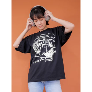 Strayandcool เสื้อยืดโอเวอร์ไซส์ "GG EZ" Oversized T-shirt