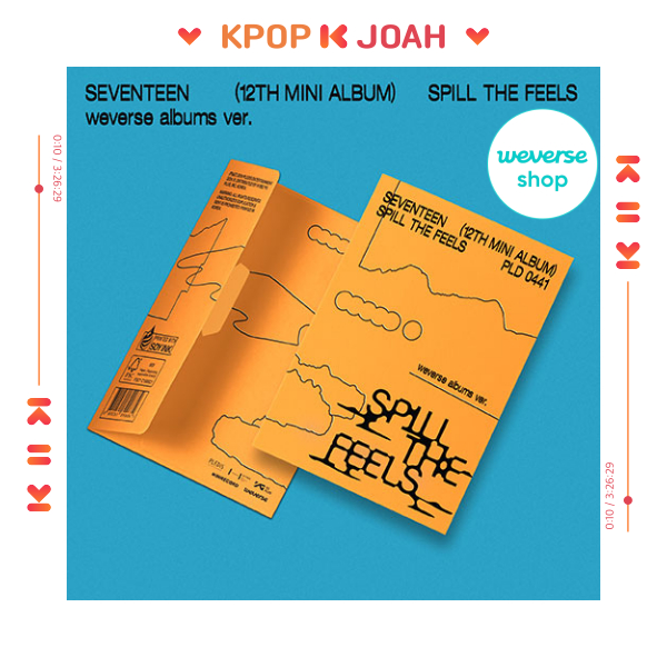 [POB](WEVERSE ALBUMS ver.) SEVENTEEN [SPILL THE FEELS] 12th MINI ALBUM (14th Oct.2024)