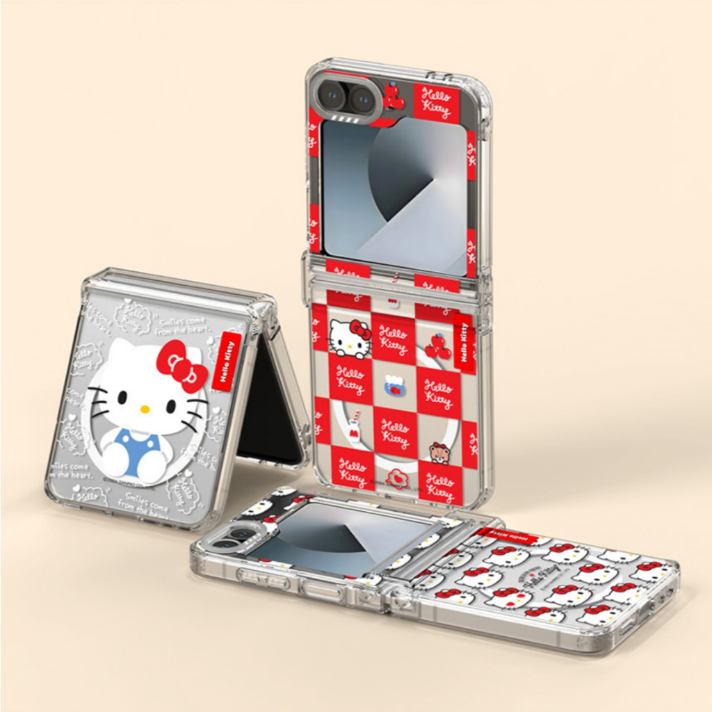 SAMSUNG   เกาหลี ซัมซุง กาแลคซี Z พลิก 7 / 6 / 5 เคสโทรศัพท์บานพับแม่เหล็กปกป้องกันชนใสฮาร์ดเจลลี่ที่มีประโยชน์ป้องกันการตกออกแบบน่าร ราคา ถูกที่สุด ดีลบีเคเค แกลเลอรีภาพที่ 3