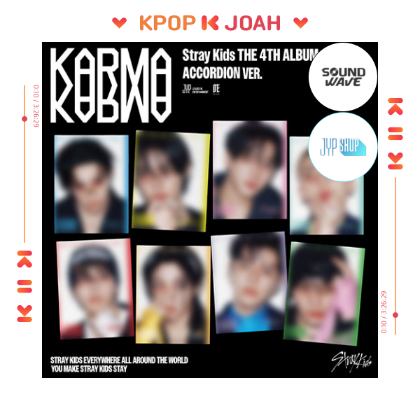 [POB] (ACCORDION ver.) Stray Kids (SKZ) [KARMA] 4th FULL ALBUM (22nd Aug.2025)