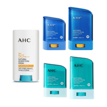 [AHC] Natural Perfection Double Shield Sun Stick 14g/22g/17g (น้ําเงิน/เขียว/สด)