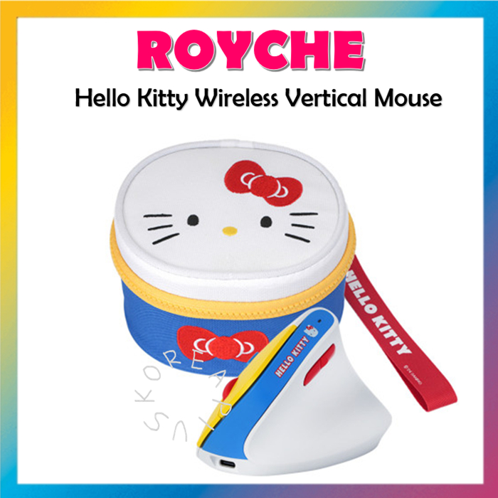 [ROYCHE] เมาส์แนวตั้งไร้สาย Sanrio Hello Kitty