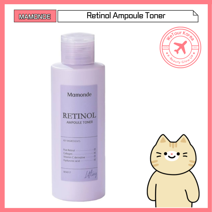 [MAMONDE] Retinol Ampoule Toner, 150ml - สูตรต่อต้านวัยและผิวเรียบ!