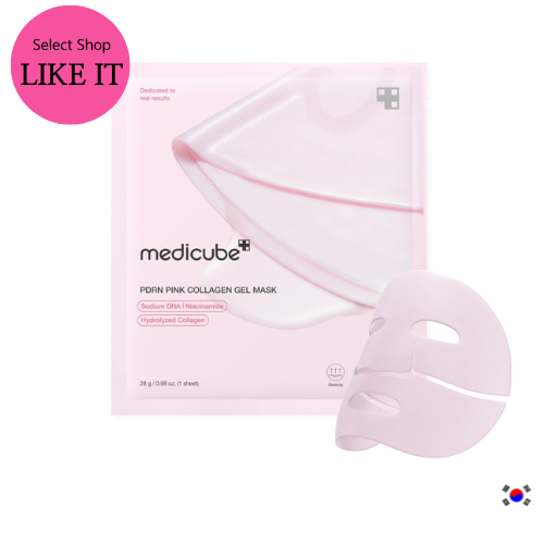 Medicube PDRN pink collagen jelly gel mask 28g 1ea | จัดส่งจากกรุงเทพเกาหลี | เกาหลีบิวตี้