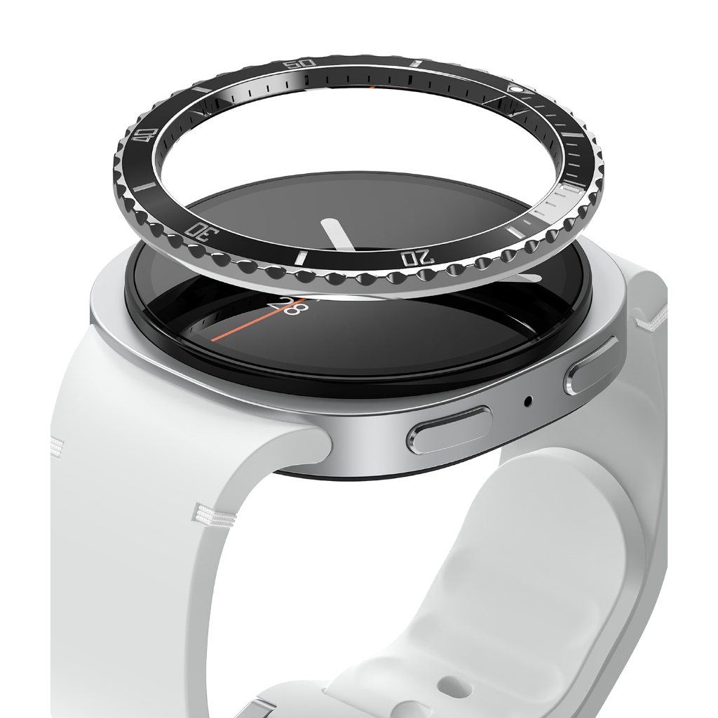 Ringke Bezel Styling Premium มสําหรับ Galaxy Watch 8 40mm น้ําหนักเบากาวกรอบสแตนเลสฝาครอบกรณี