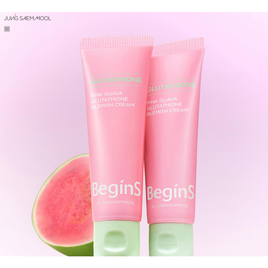 [K-Beauty] JUNGSAEMMOOL Begins Pink Guava Glutathione Blemish Cream 1ea
