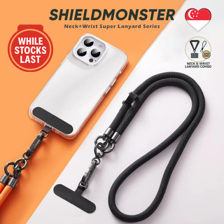 ShieldMonster Universal Lanyard Crossbody Adjustable Strap - Neck/Wrist Use Compatible with iPhone / Android / Samsung