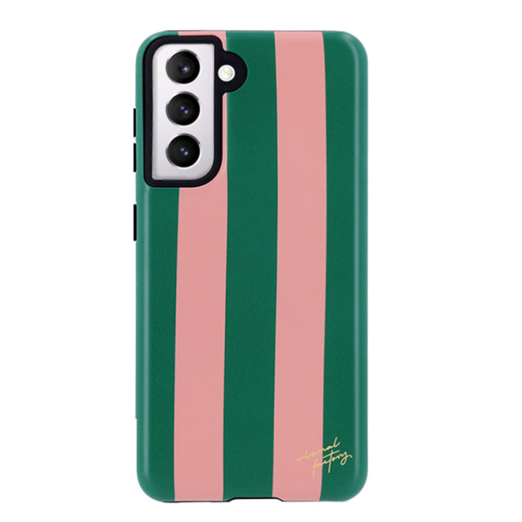Vizual Factory / Baby Lemon Bumper Tough Case สําหรับ Galaxy s24 s23 S22 S21 ultra plus note 20 10 iPhone 15 14 13 12 11 griptok ตัวเลือก griptok pop ซ ็ อกเก ็ ต