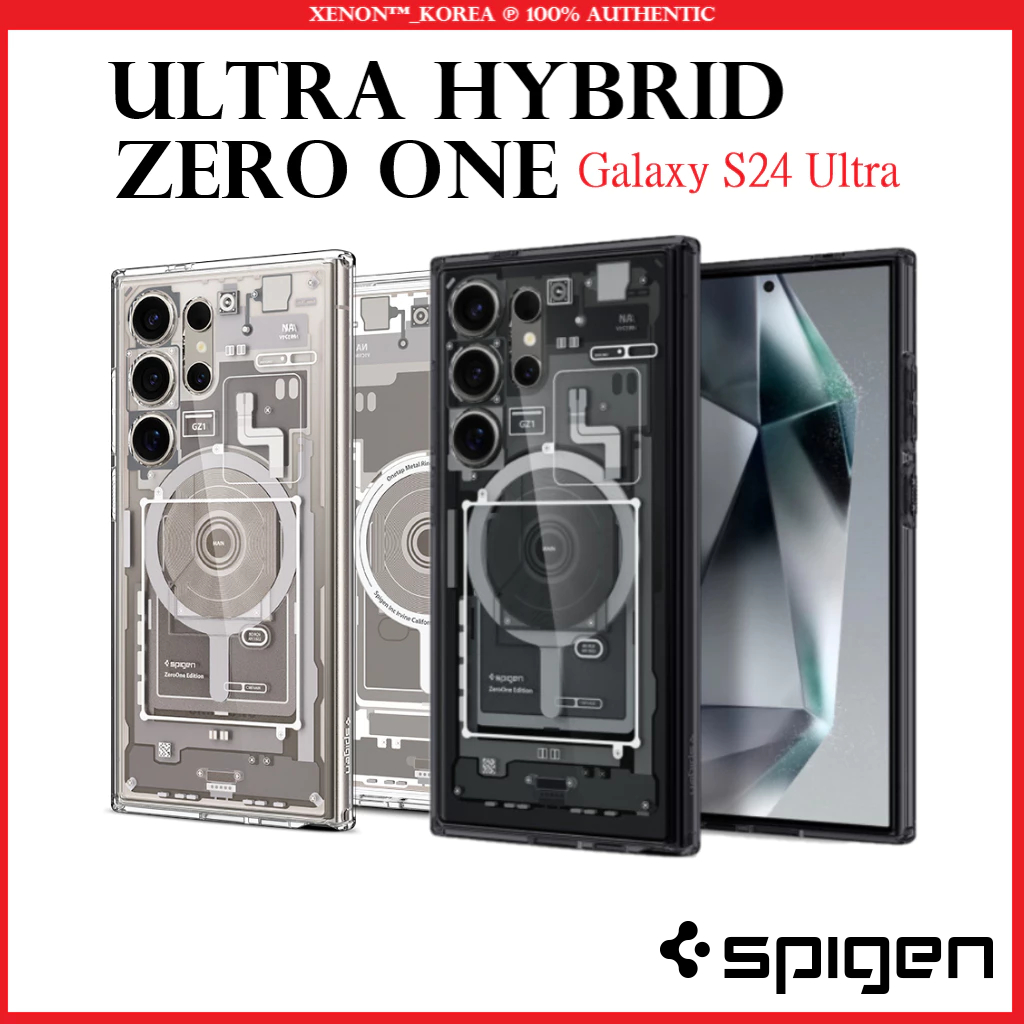 Spigen Galaxy S24 Ultra Case Ultra Hybrid One-Tap Metalling Macfit Zero One