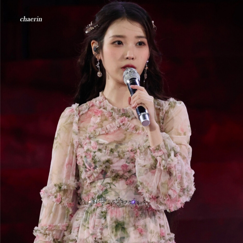 Korea [ aimelbie ] ต่างหูคริสตัล aimelbie / IU & Kim SeJeong pick แท้ 100%