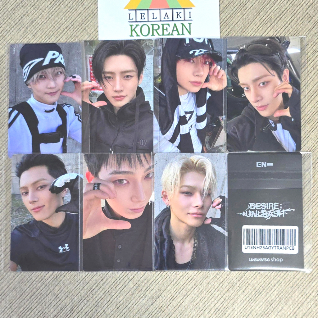 ENHYPEN 2nd YOUTUBE GIFT Photocard 2 [DESIRE : UNLEASH]