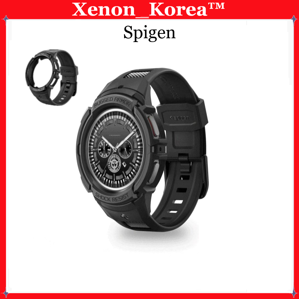 (Spigen) เคส Galaxy Watch 6 Strap Rugged Armor Pro