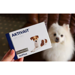 VET PLUS Aktivait สุนัขพันธุ์เล็ก 60 แคปซูล / รองรับสารอาหารสมอง / สารต้านอนุมูลอิสระ / สําหรับสุนัข / K-PET