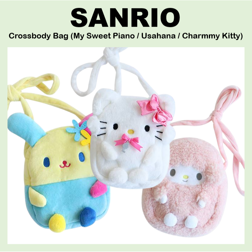 [Sanrio] กระเป๋าสะพายข้าง Sanrio (My Sweet Piano / Usahana / Charmmy Kitty)