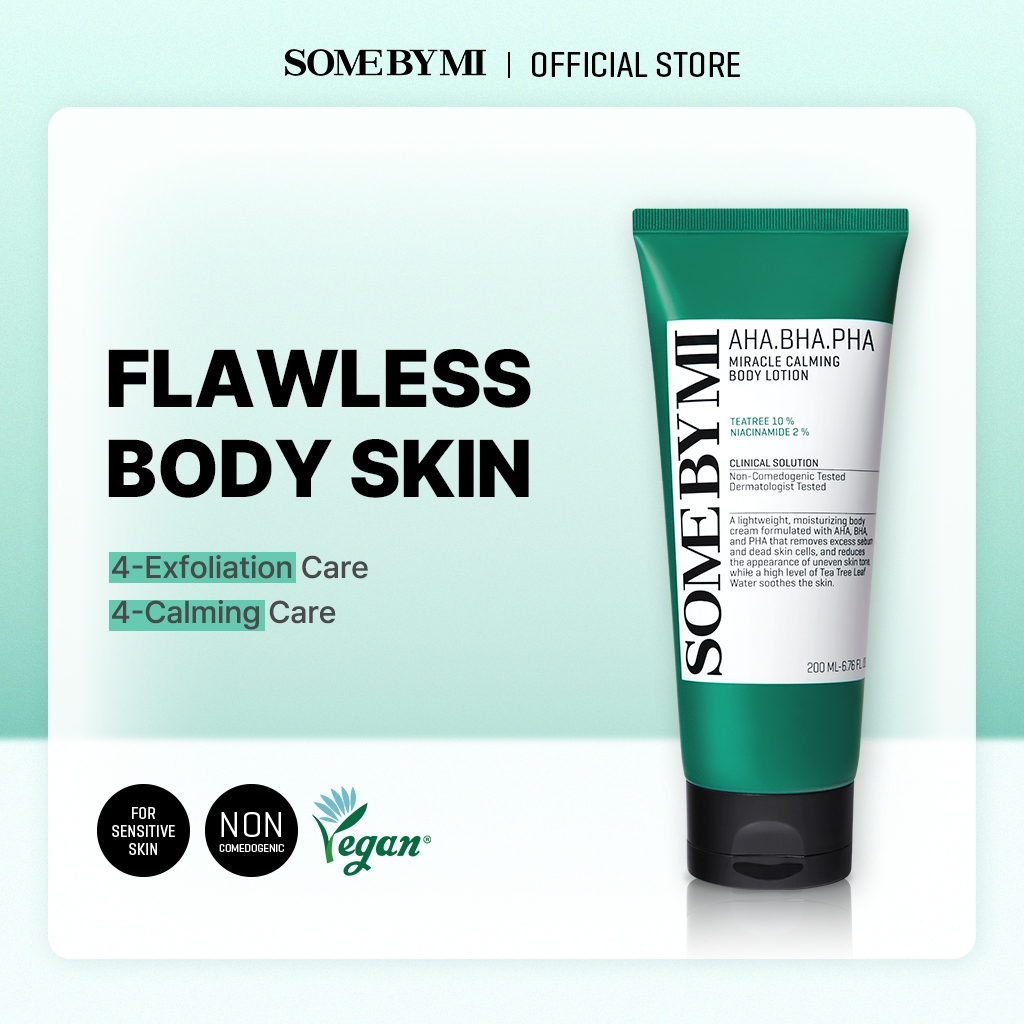 SOME BY MI AHA.BHA.PHA Miracle Calming Body Lotion [200ml], การดูแลปัญหาผิว, สมดุลน้ำและน้ำมันบนผิว