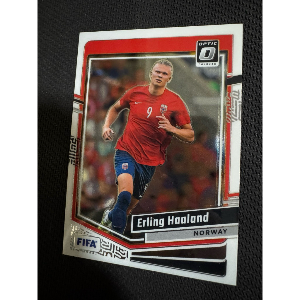 2023 Panini Soccer Card Donruss FIFA Erling Haaland นอร์เวย์ 41 Optic