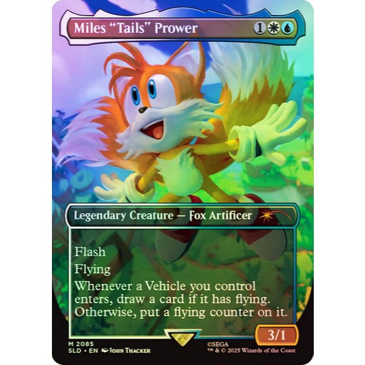 การ์ด EDH PlayTest - Miles "Tails" Prower (Sonic the Hedgehog) (หลาย)