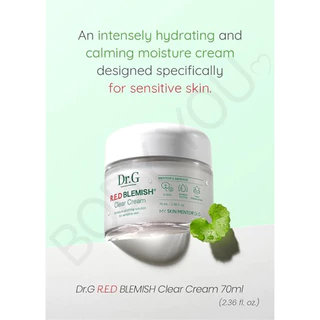 [Dr.G] RED Blemish Clear Soothing Cream 70ml - Calming Gel, Acne Care [ KR Direct แท้ 100%]