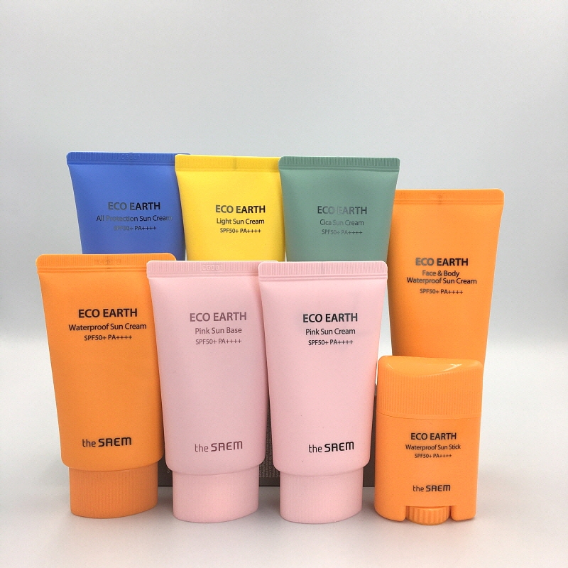 [The Saem] Eco Earth Sun Cream & Serum & Stick