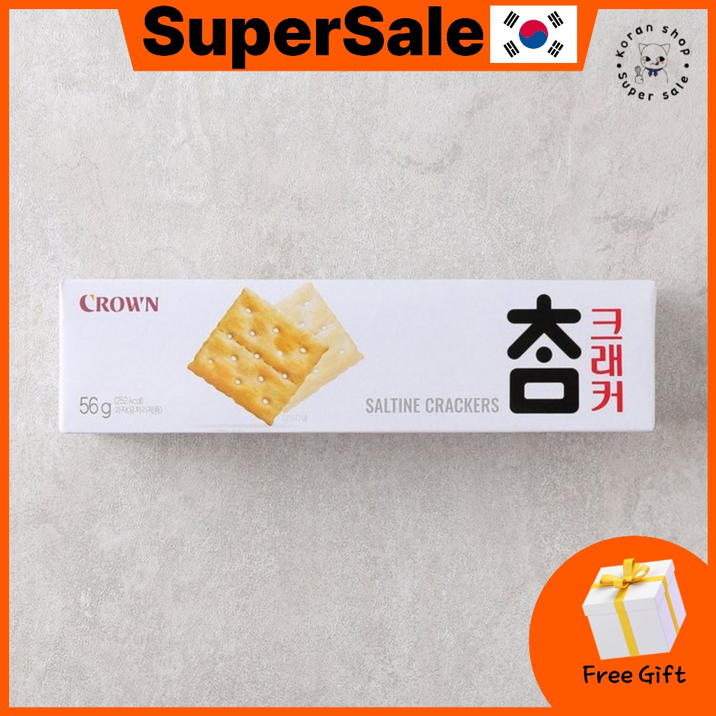 [Crown] Charm Cracker 56g / ขนมเกาหลี