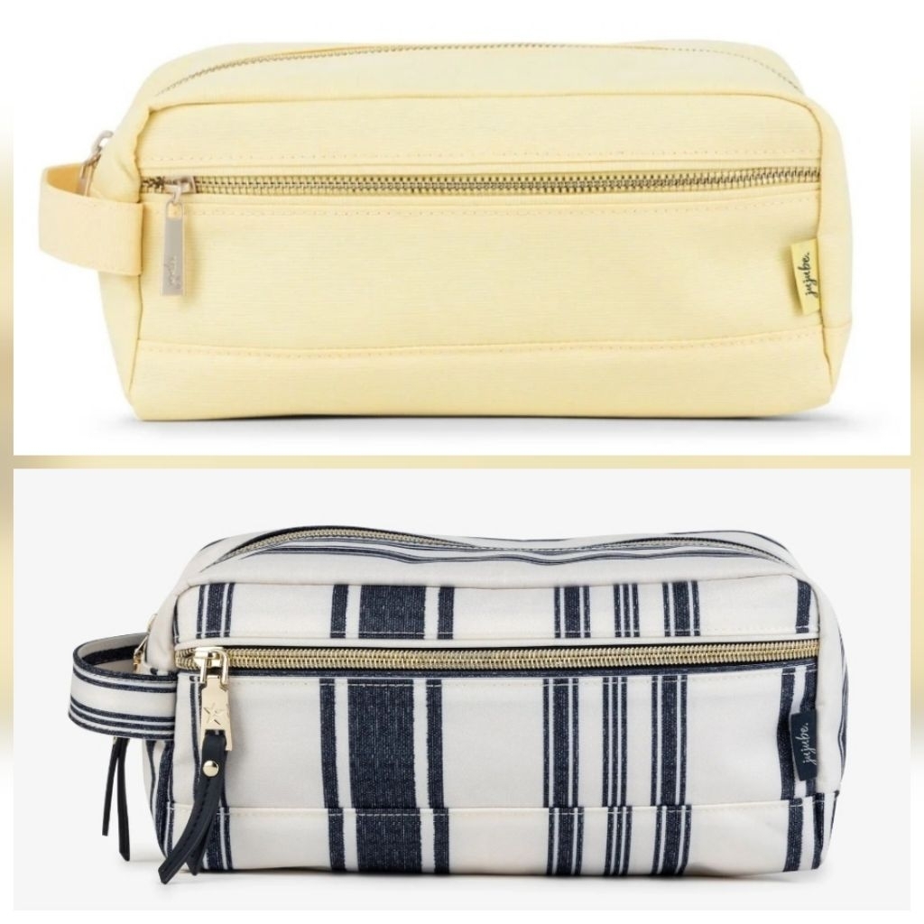 JuJuBe Be Dapper - Tea Time / Sunbeam: กระเป๋าผ้าอ้อมและผ้าเช็ดทําความสะอาด / กระเป๋ามีซิปสําหรับเคร