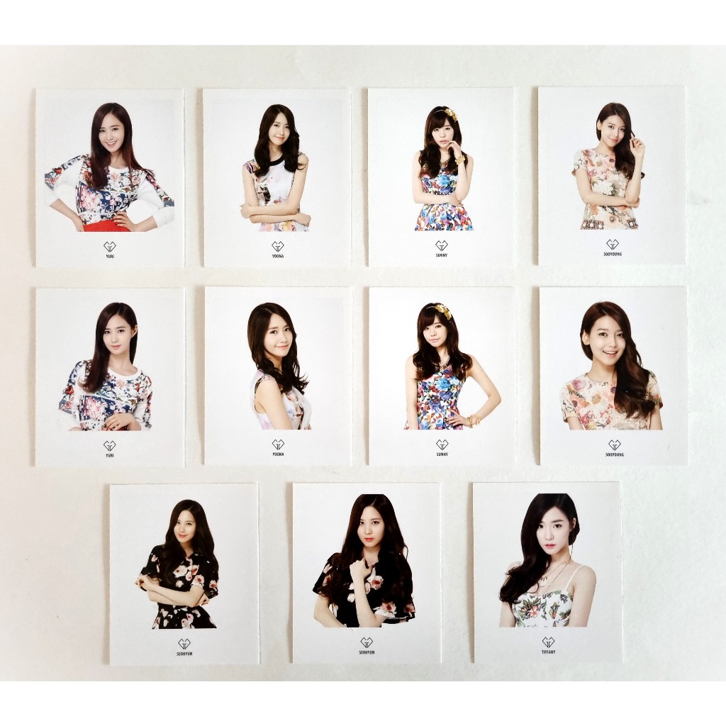 Snsd การ์ดโพลารอยด์ COEX Artium รุ่นเด็กผู้หญิง Photocard อย่างเป็นทางการ KPOP Yoona