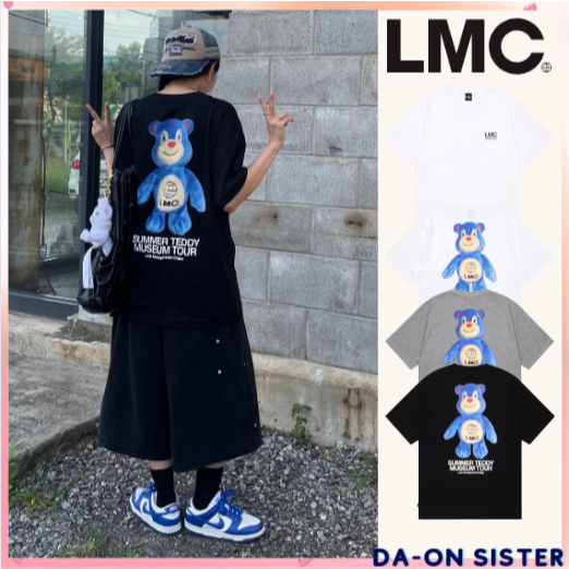 [ Lmc ] UNISEX SUMMER TEDDY MUSEUM TOUR TEE 3Color korea แท้ 100%