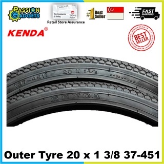 Kenda ยางนอก 20 X 1 3/8 ยาง Tyre 20 นิ้ว 37 451 20 นิ้ว Tyres จักรยานจักรยาน 20 X1 3/8 อุปกรณ์เสริม