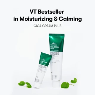 [VT] Cica Cream Plus 100ml, 30ml Moisturizing & Calming, Panthhenol Cream [เรือธงอย่างเป็นทางการ]