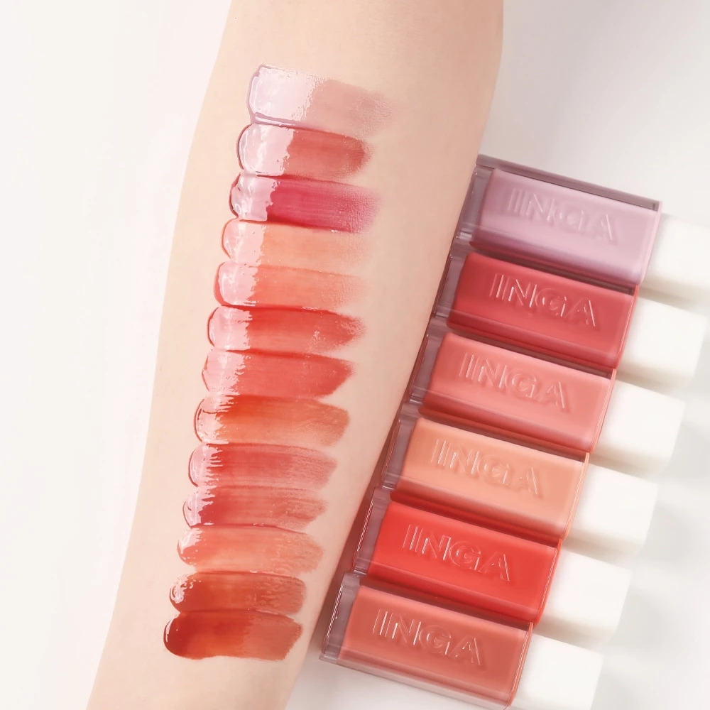 Inga Glassy Water Glow Lip Tint (SNOWY/ GLASSY_13 สี) thumbnail 4