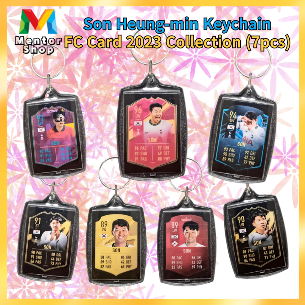 [Mentor Shop] พวงกุญแจสไตล์การ์ด Son Heung-min – FC ONLINE 2023 Edition (ชุด 7 ชิ้น)