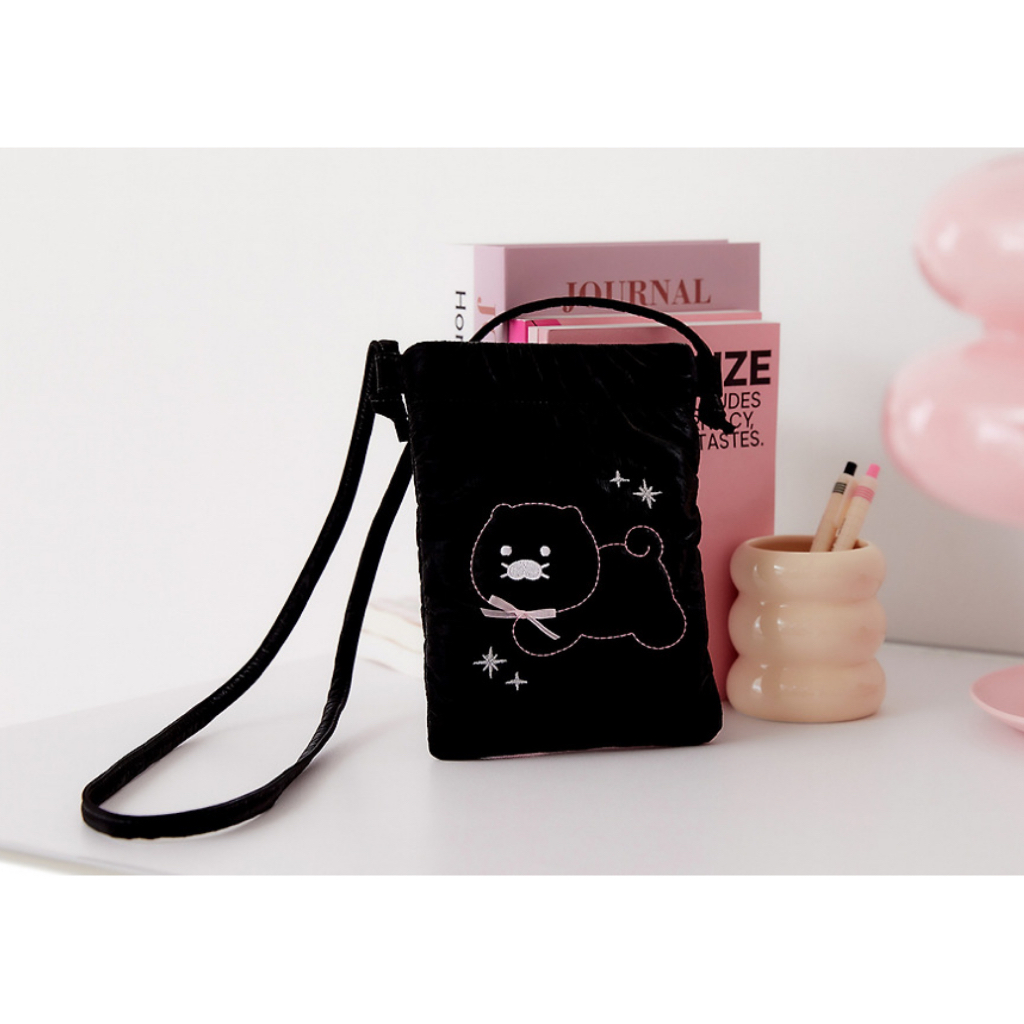 Kakao Friend] Blackpoon Strap Mini Bag