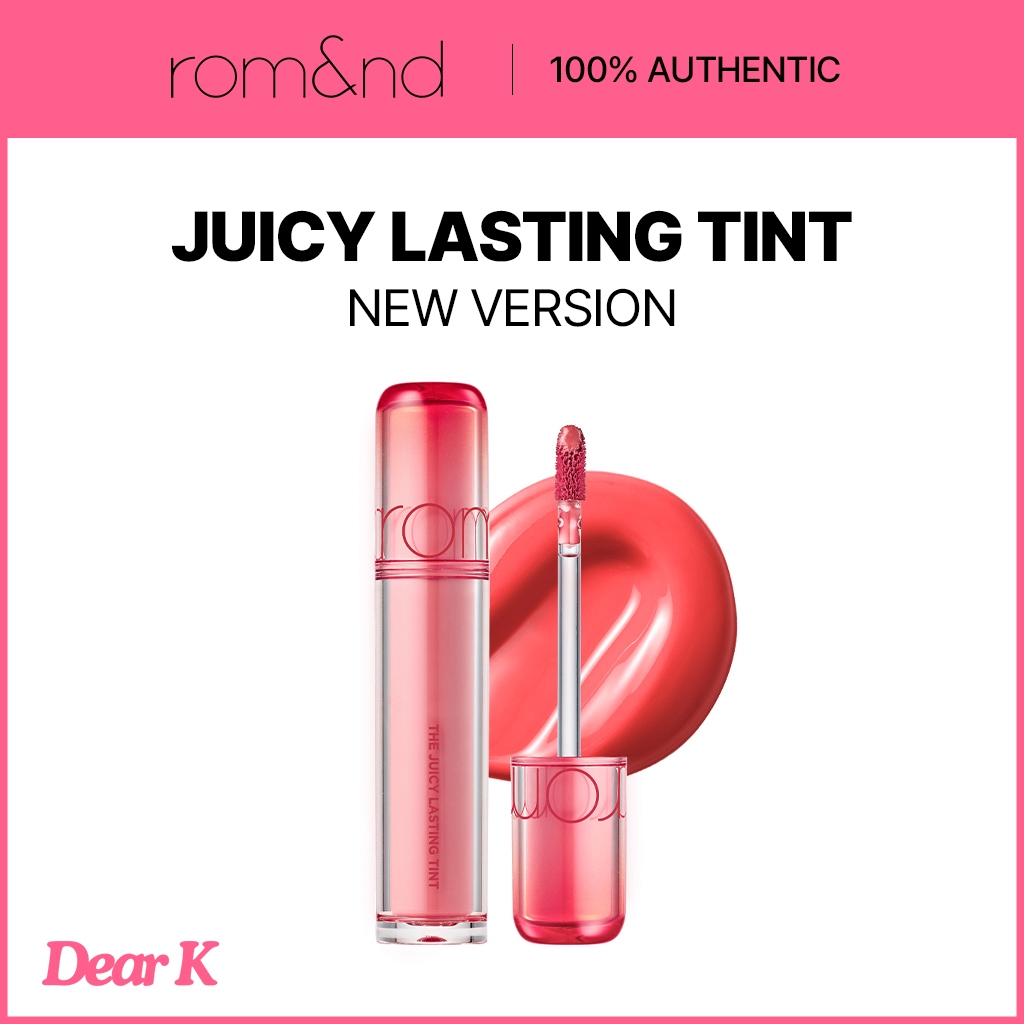 [rom&nd] The Juicy Lasting Tint 28 Colours Lip Stain Lip Stick Romand Romand