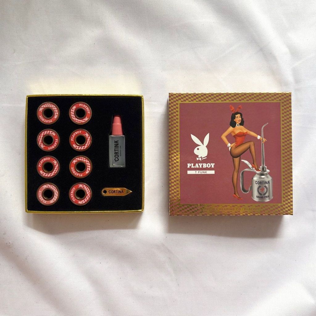 Cortina x Playboy Red Tristan Funkhouser Pro Model Skateboard Bearings