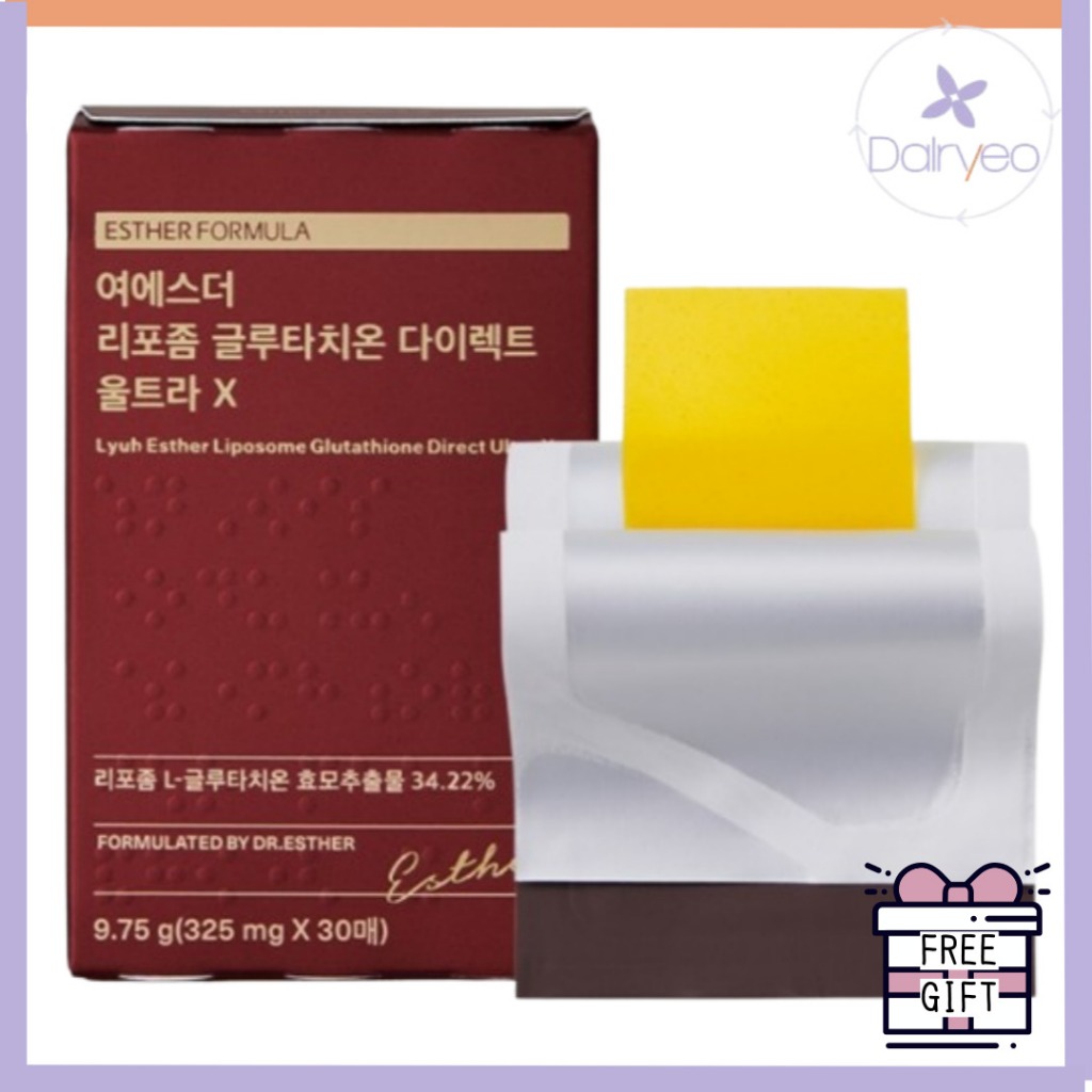 Esther Formula Yeo Esther Liposome Glutacion Direct Ultra x 325mg x 30 แผ่น 1P อาหารเสริมเกาหลี Glut
