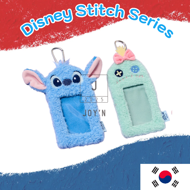[Disney] โฟโต้การ์ด Stitch พวงกุญแจและโฟโต้การ์ด Stitch scrump พวงกุญแจ