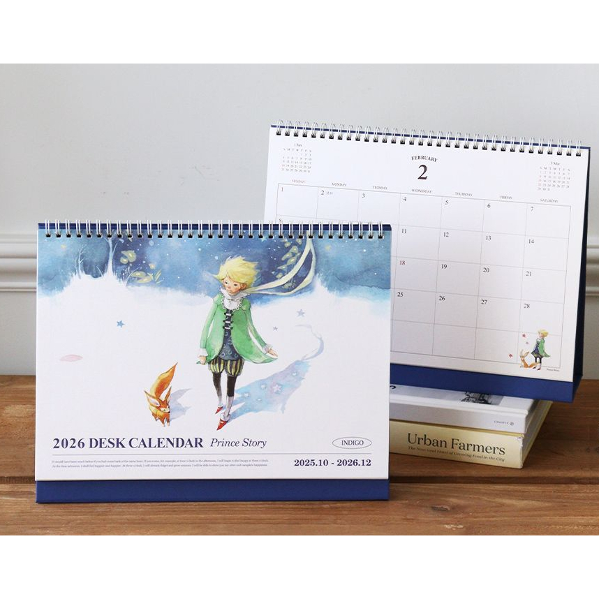 [INDIGO] The Little Prince 2026 Calendar / ปฏิทินตั้งโต๊ะ / Scheduler / 2025.10 - 2026.12