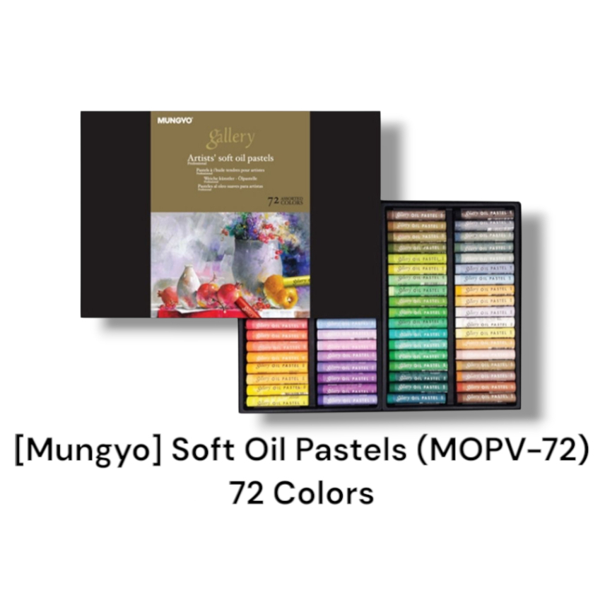 [Mungyo] Soft Oil Pastels (MOPV-72) 72 สี/K-Art