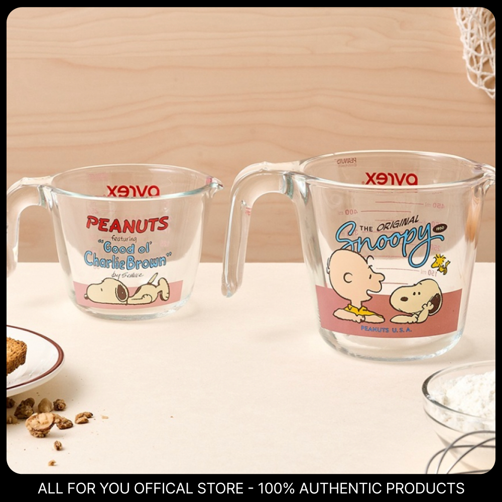 [PEANUTS X PYREX] ถ้วยตวง (Snoopy in PINK) 250ml, 500ml