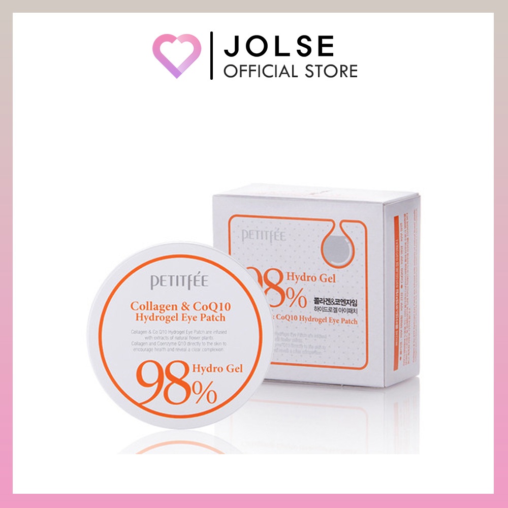 Petitfee Collagen & CoQ10 Hydrogel Eye Patch 60ea (30วัน)