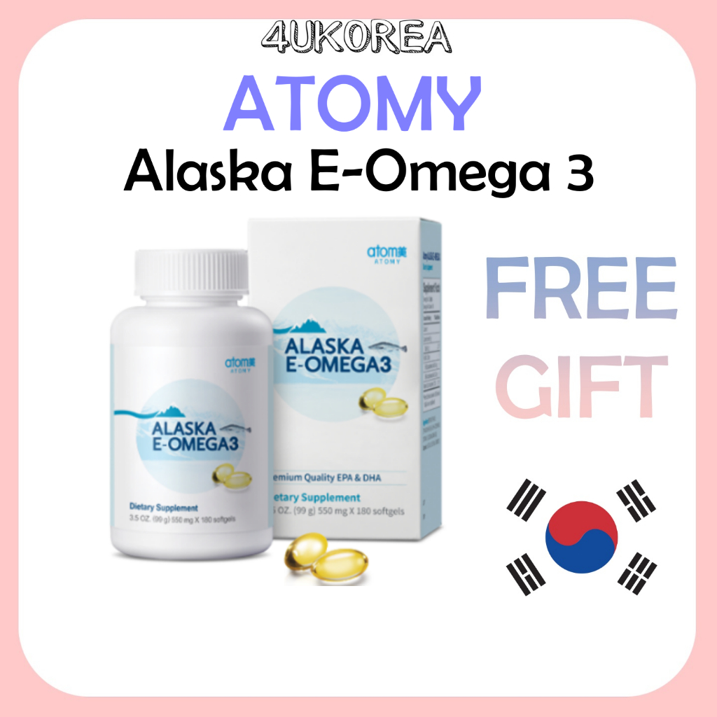 ATOMY Alaska E-Omega 3 180 ซอฟท์เจล/ K-HEALTH
