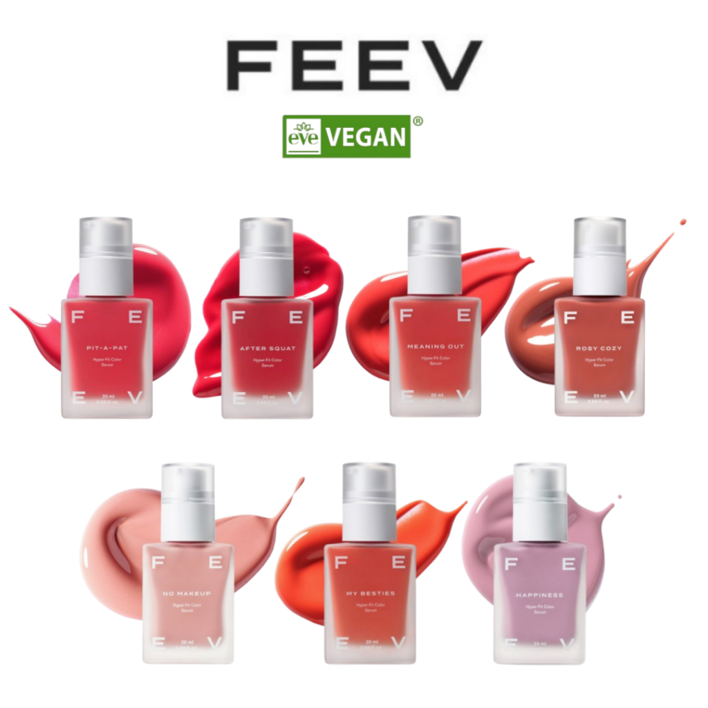 [FEEV] Hyper-fit Color Serum Mini Sheer Tint Blush 20ml | 7 สี วีแกน รับรองเมคอัพเอฟเฟกต์เรืองแสง