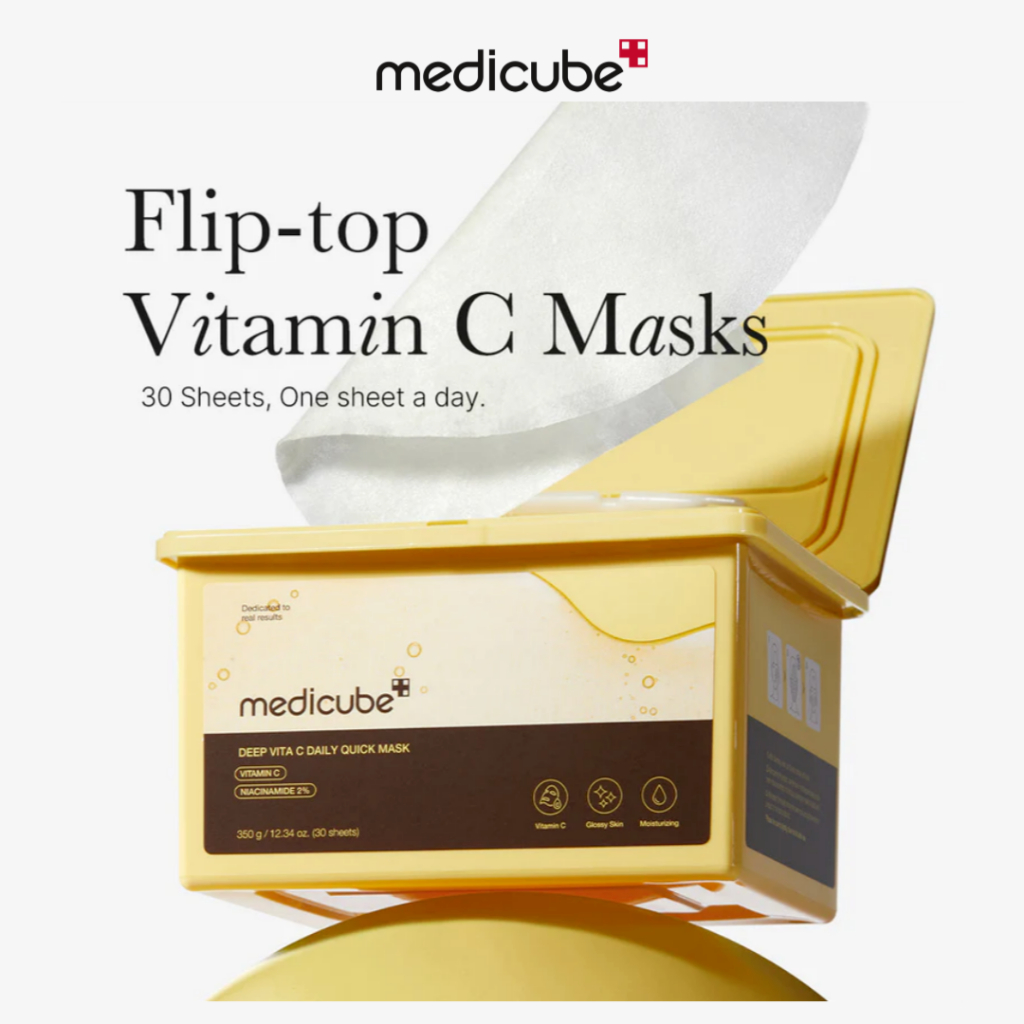 Medicube Deep Vita C Daily Quick Masks (30 แผ่น)