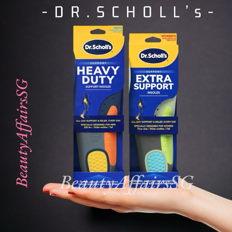️ ดร. Scholls ️ พื้นรองเท้ารองรับสําหรับงานหนัก / Extra For Men & Women